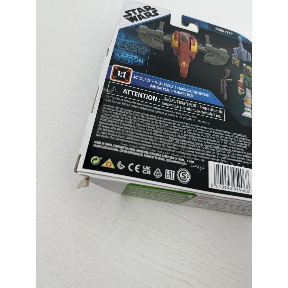 Star Wars Mission Fleet Boba Fett Figure Disney‎ 2022 Hasbro